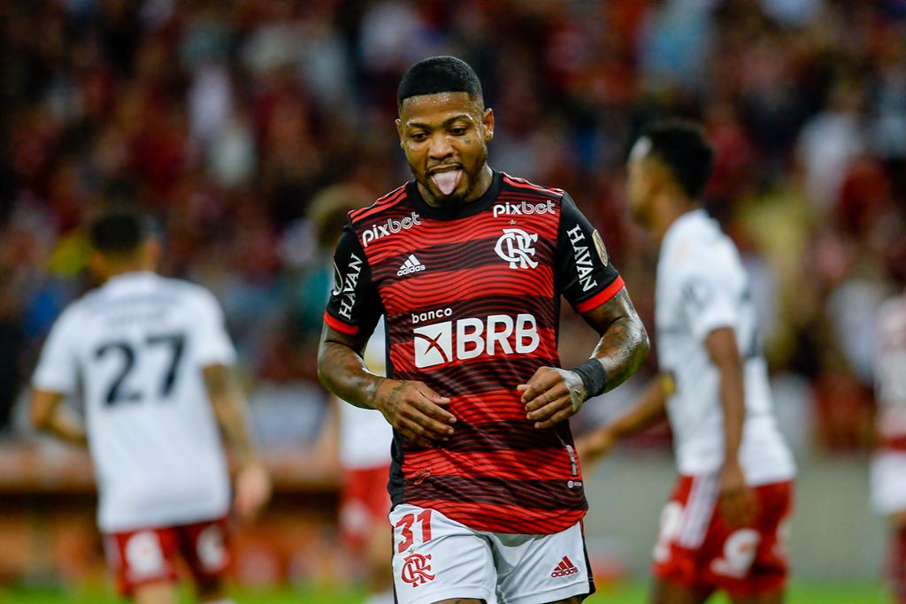 Marinho foi afastado do elenco a 29 de maio. Foto: Flamengo / Marcelo Cortes